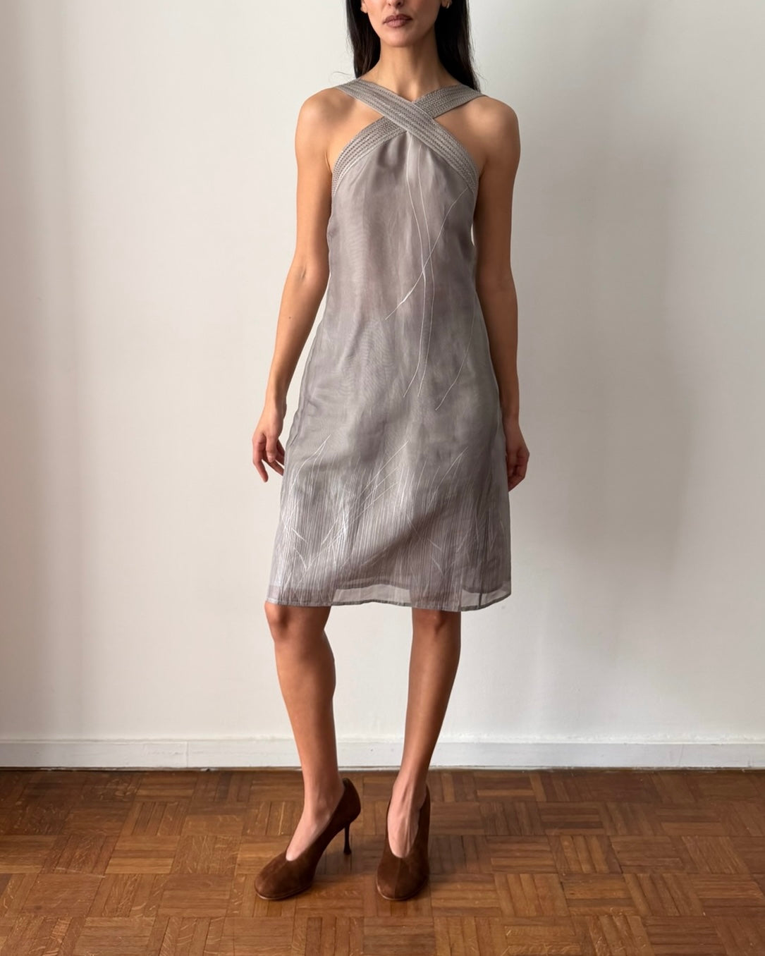 Emporio Armani SS1999 Satin Slip Dress