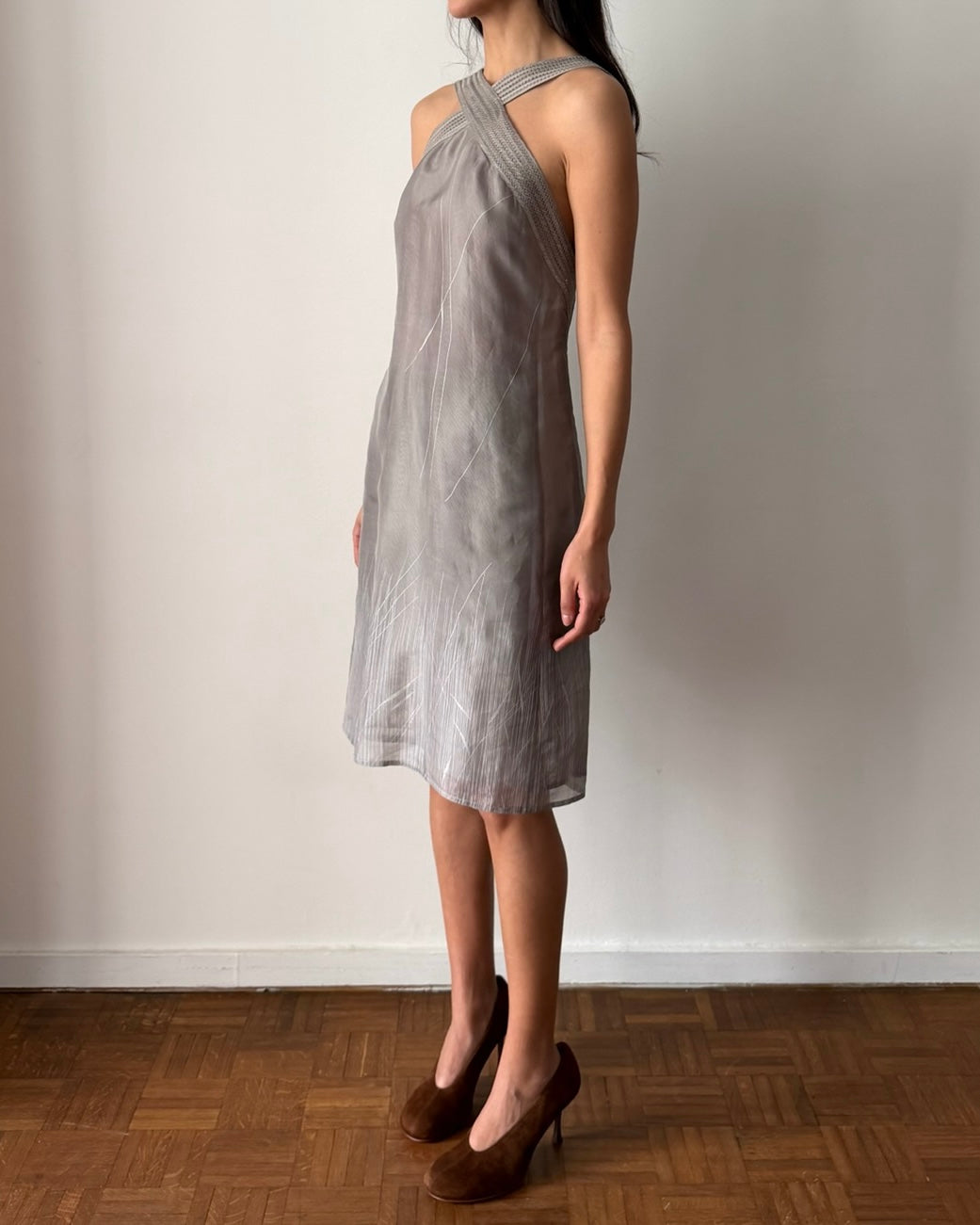 Emporio Armani SS1999 Satin Slip Dress