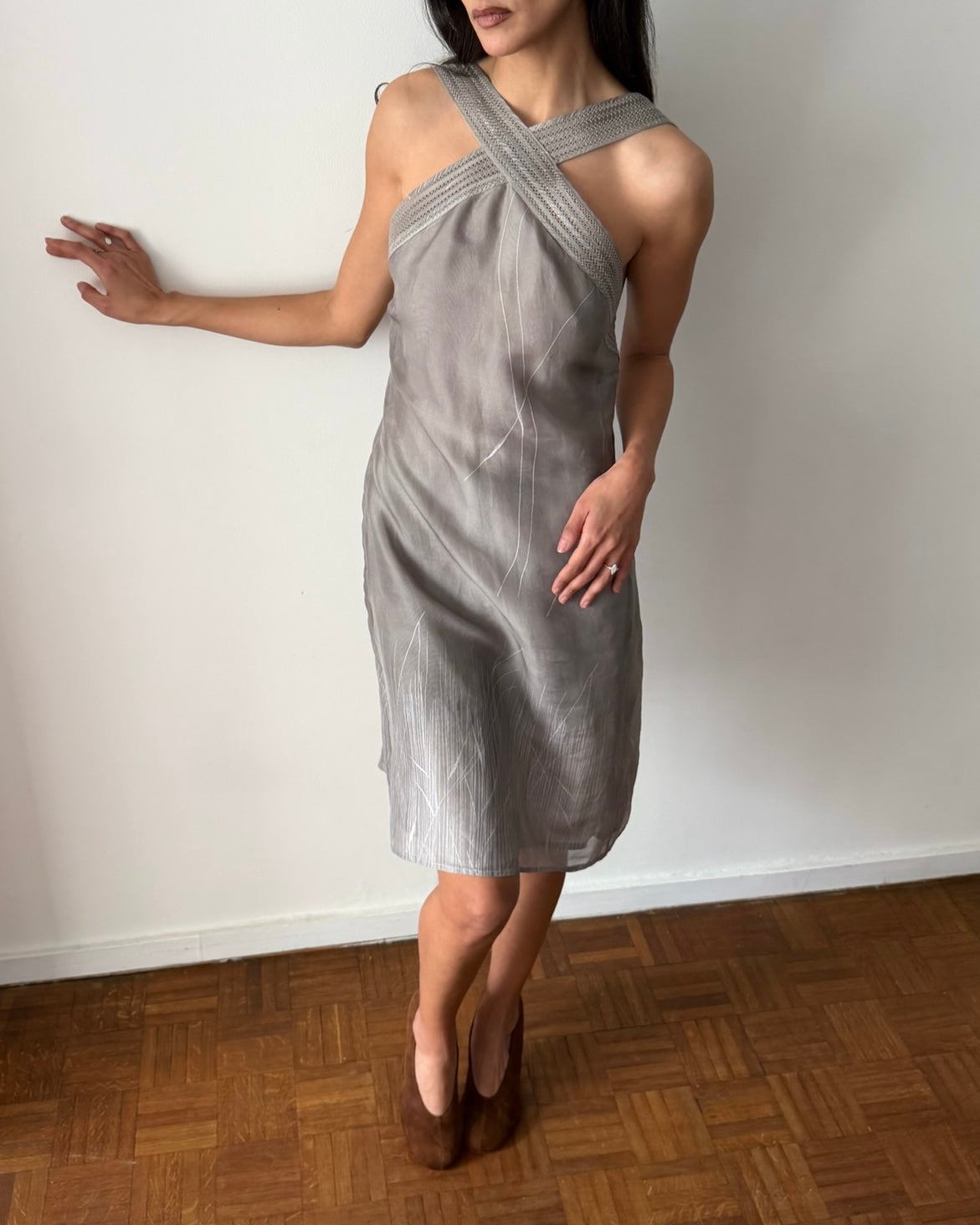 Emporio Armani SS1999 Satin Slip Dress