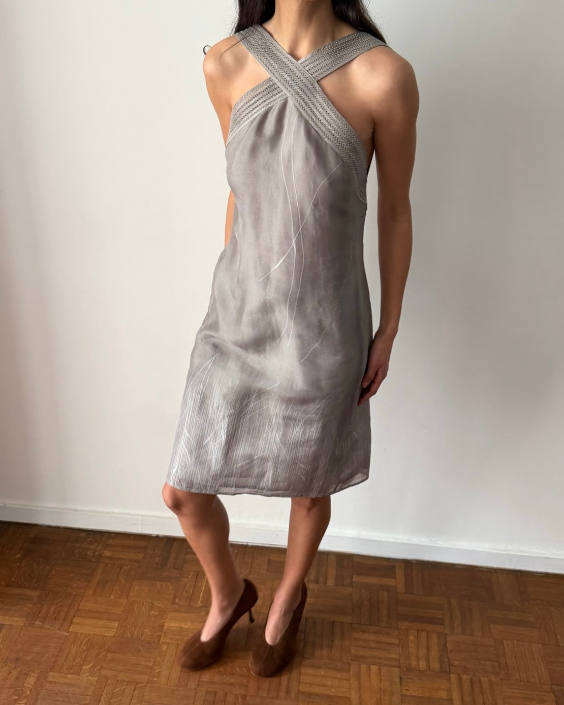 Emporio Armani SS1999 Satin Slip Dress