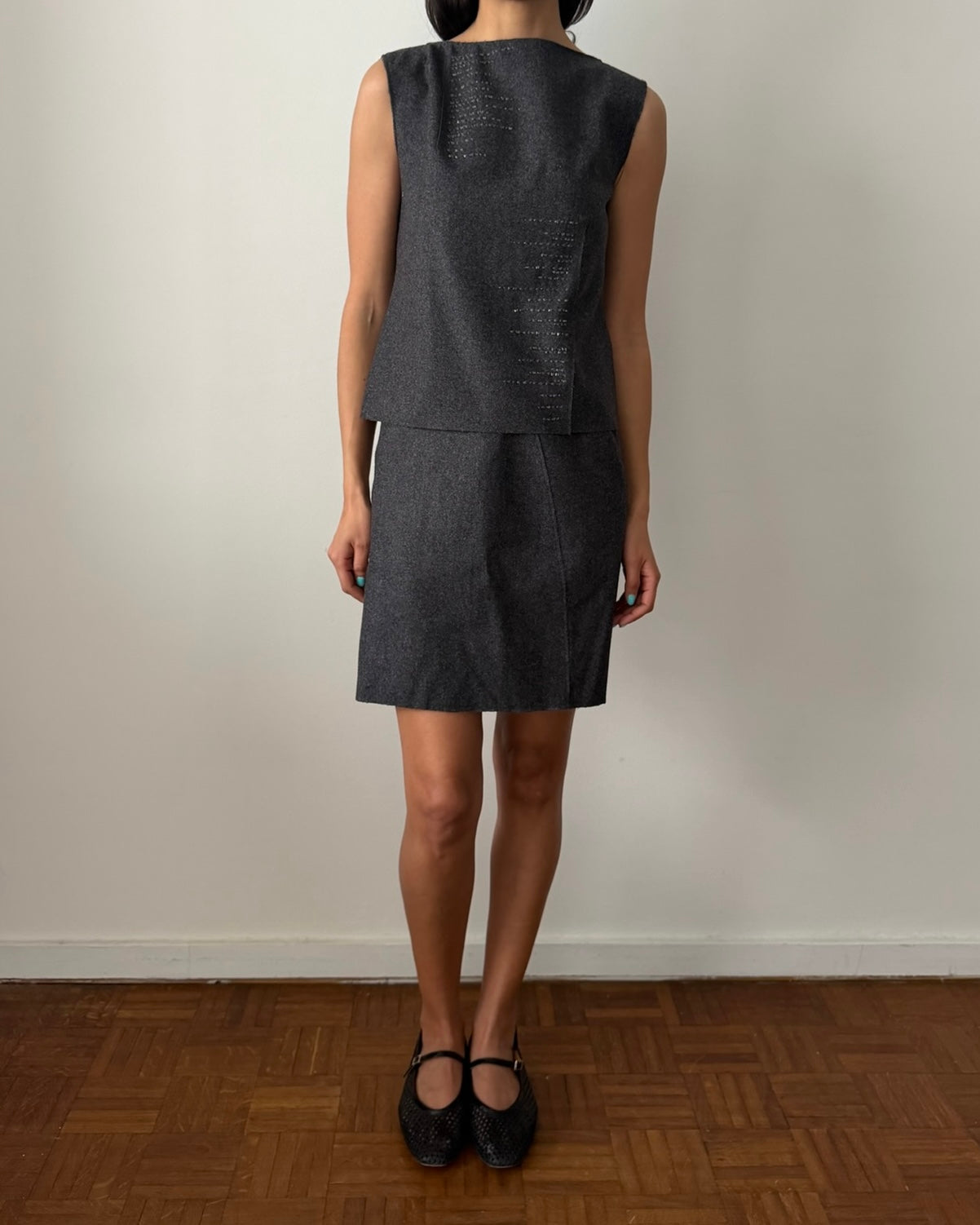 Alberta Ferretti FW1998 Wool Two-Piece Set