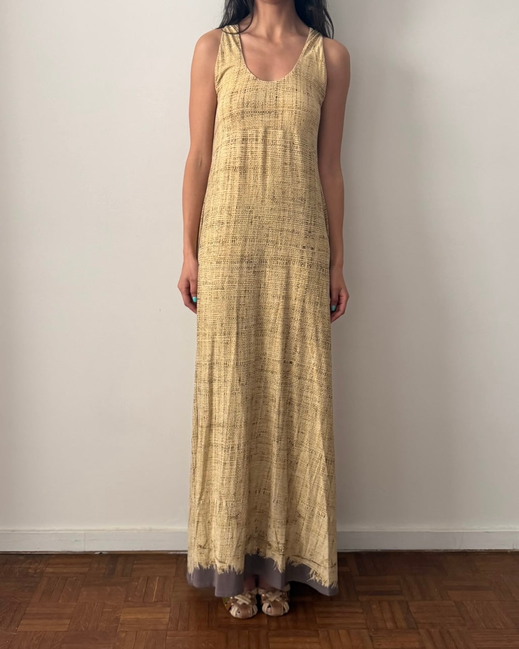 Roberto Cavalli SS1997 Stretch Knit Maxi Dress
