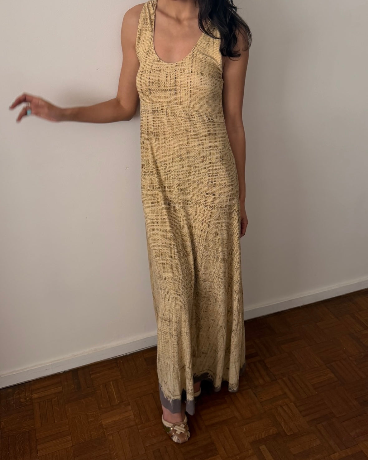 Roberto Cavalli SS1997 Stretch Knit Maxi Dress