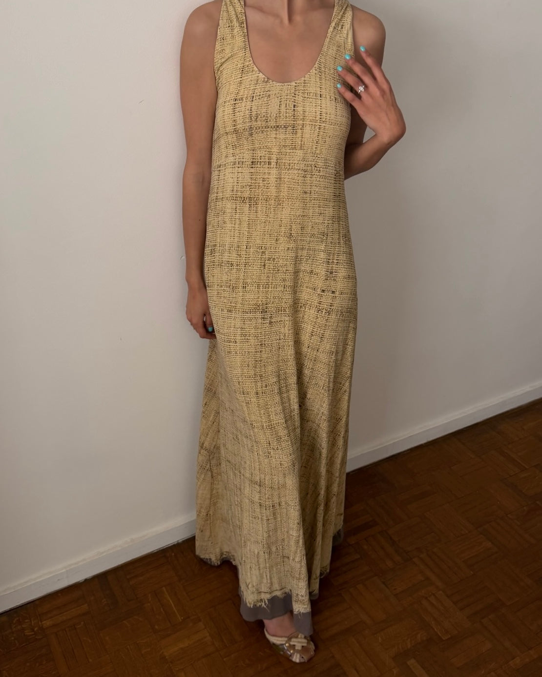 Roberto Cavalli SS1997 Stretch Knit Maxi Dress