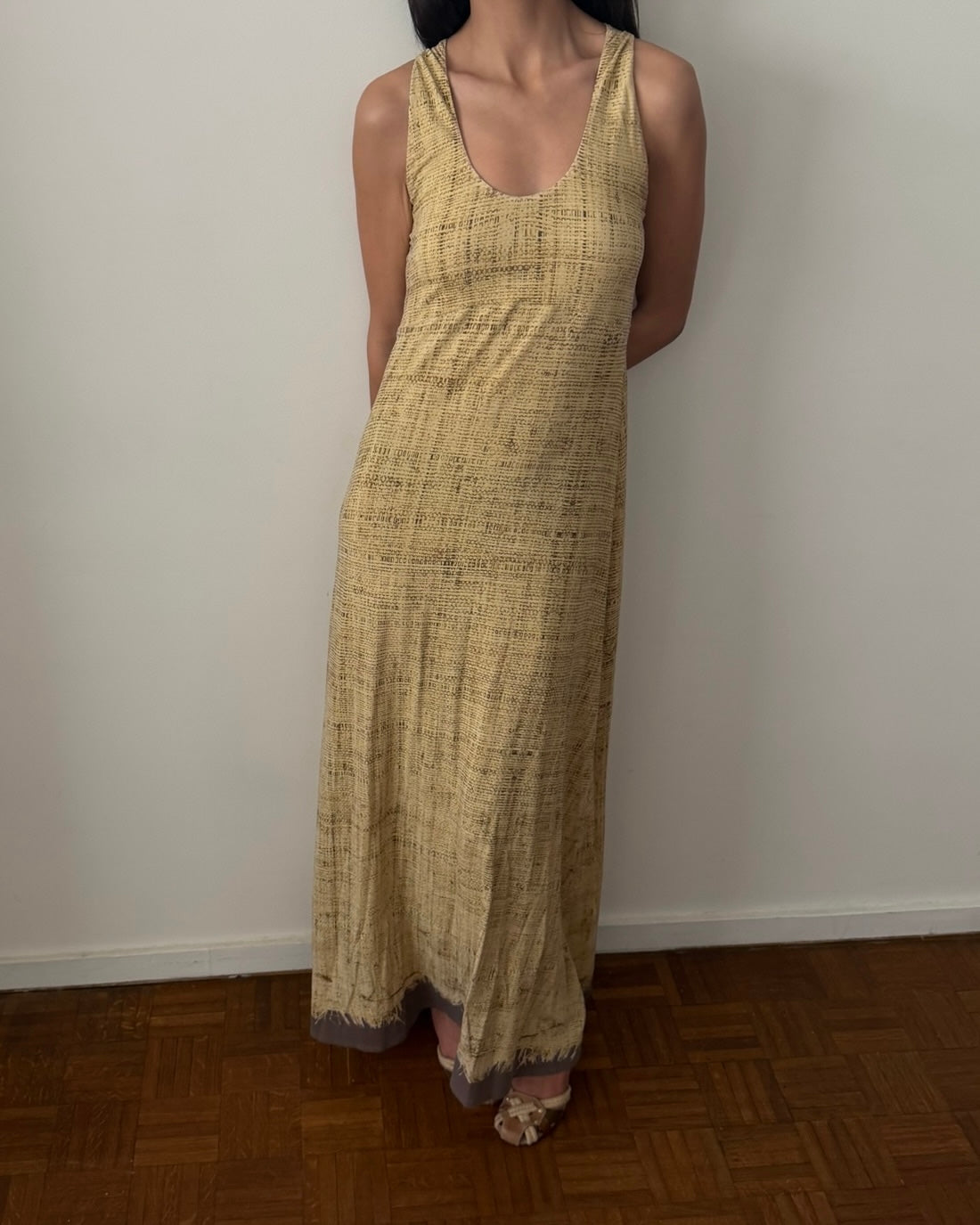 Roberto Cavalli SS1997 Stretch Knit Maxi Dress