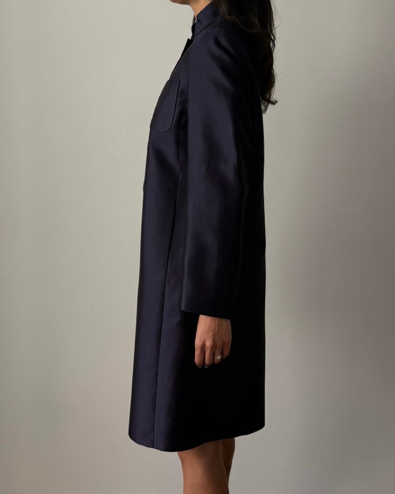 Prada FW1994 Structured Silk Cotton Coat