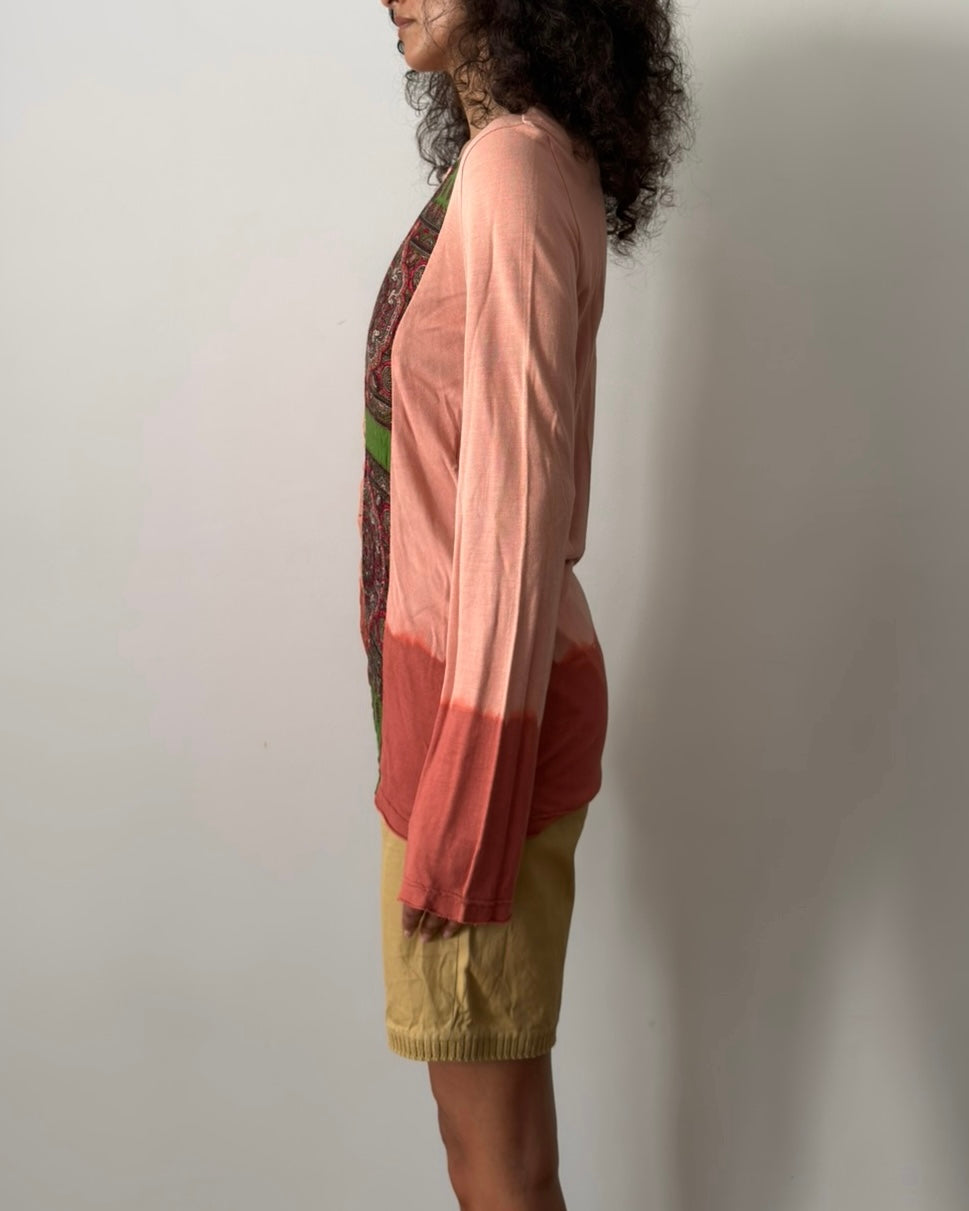 Comme des Garçons by Rei Kawakubo FW1993 Dip-Dye Jersey Tunic