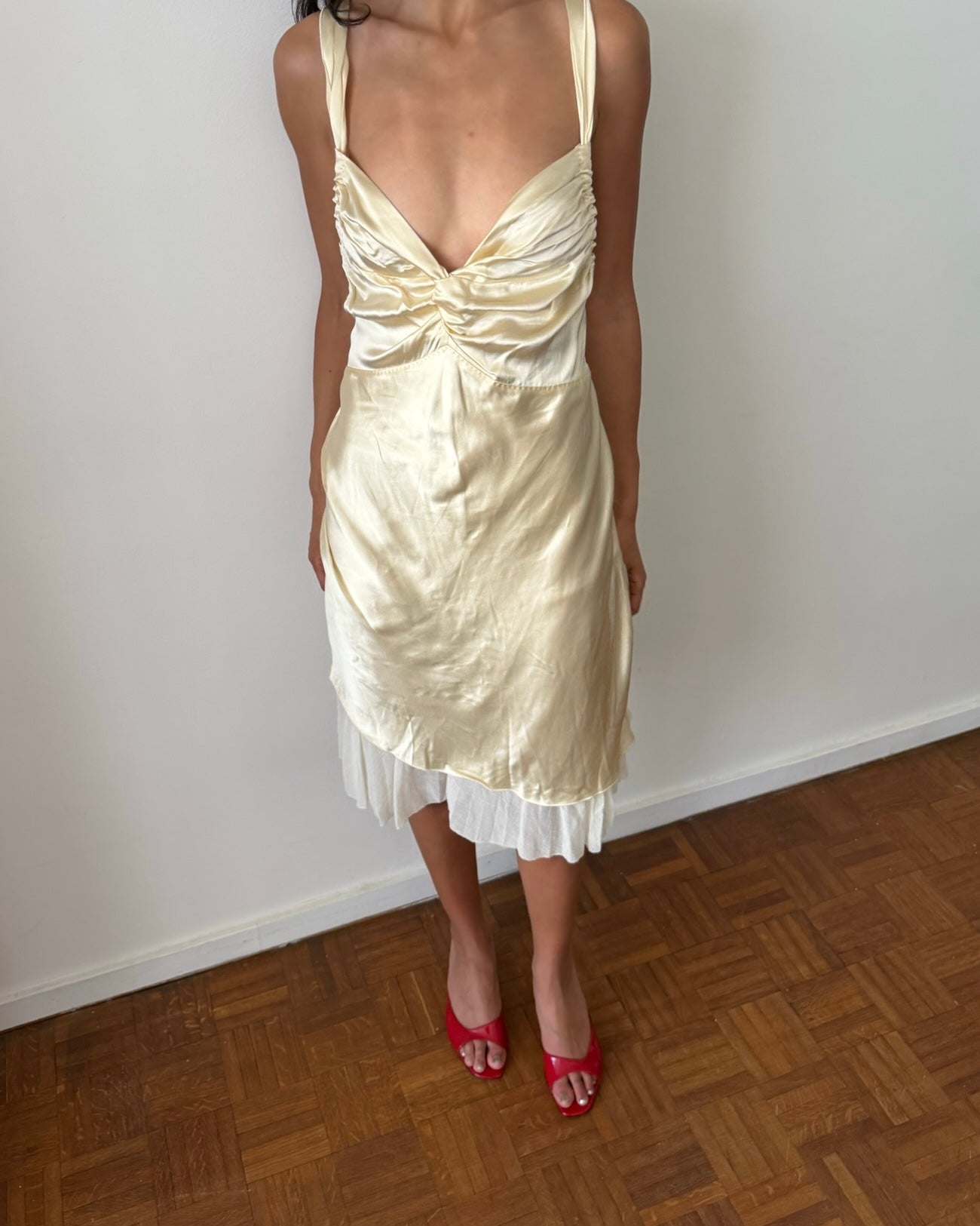 Louis Vuitton by Marc Jacobs SS2004 Satin Dress