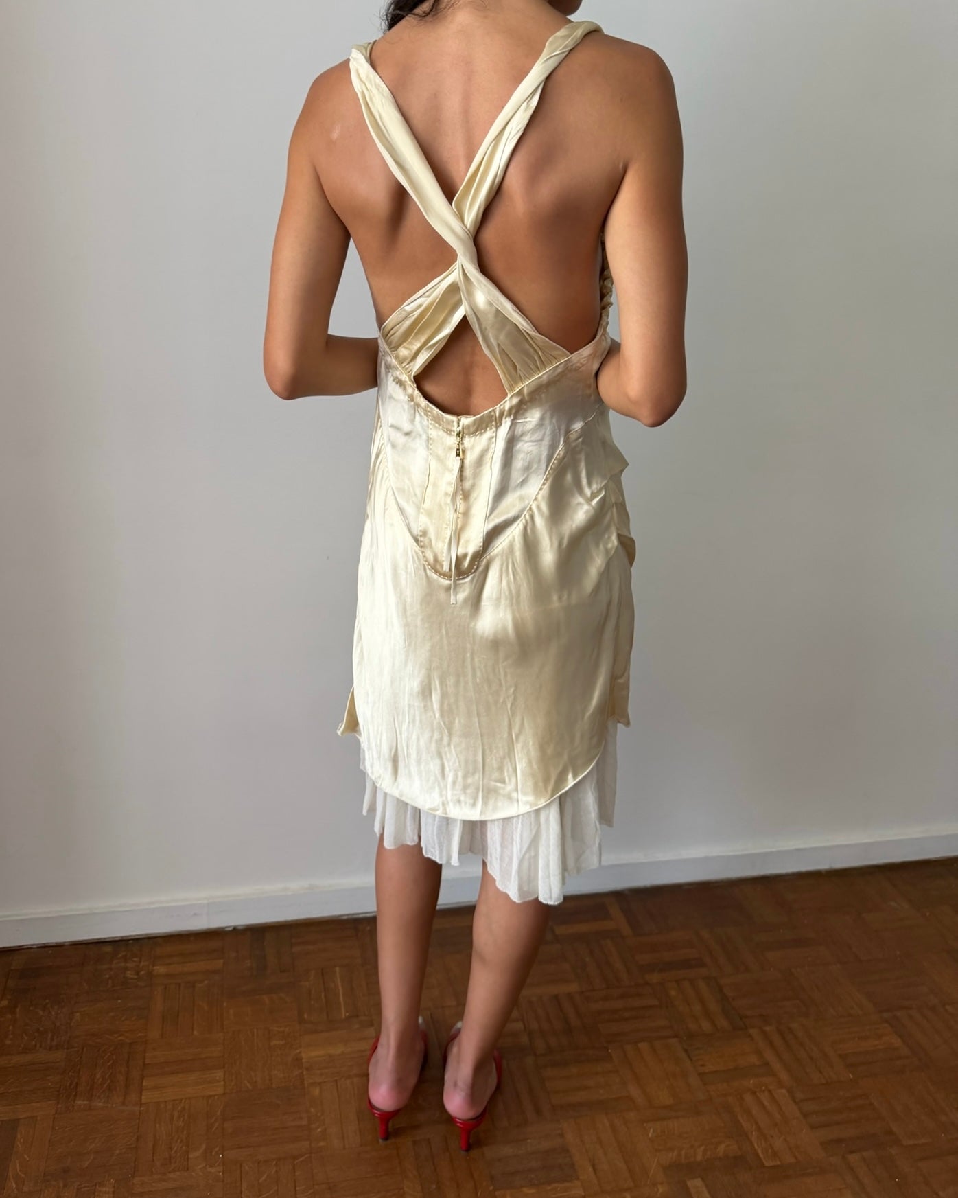 Louis Vuitton by Marc Jacobs SS2004 Satin Dress