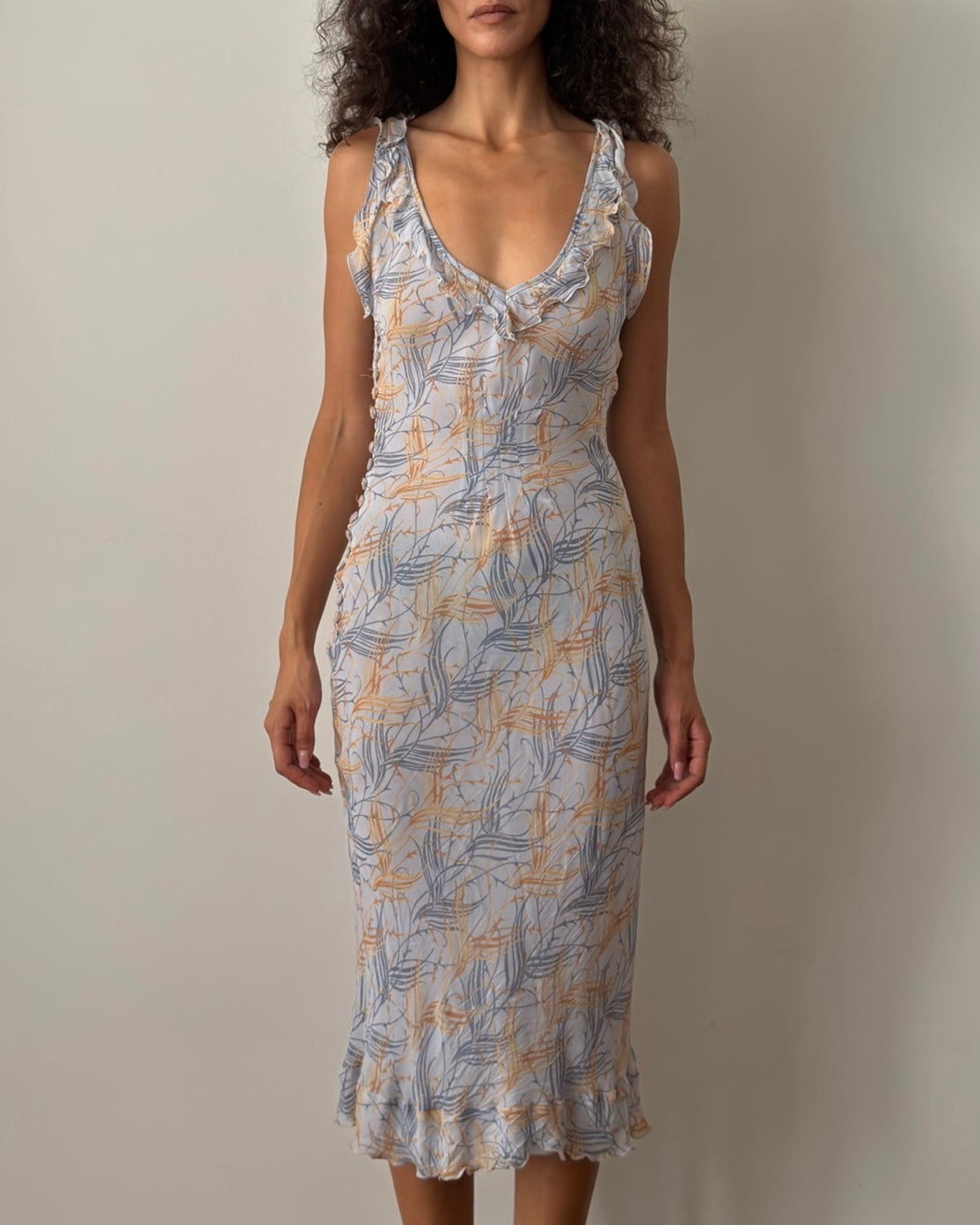 Chloé by Stella McCartney SS1999 Runway Floral Print Dress