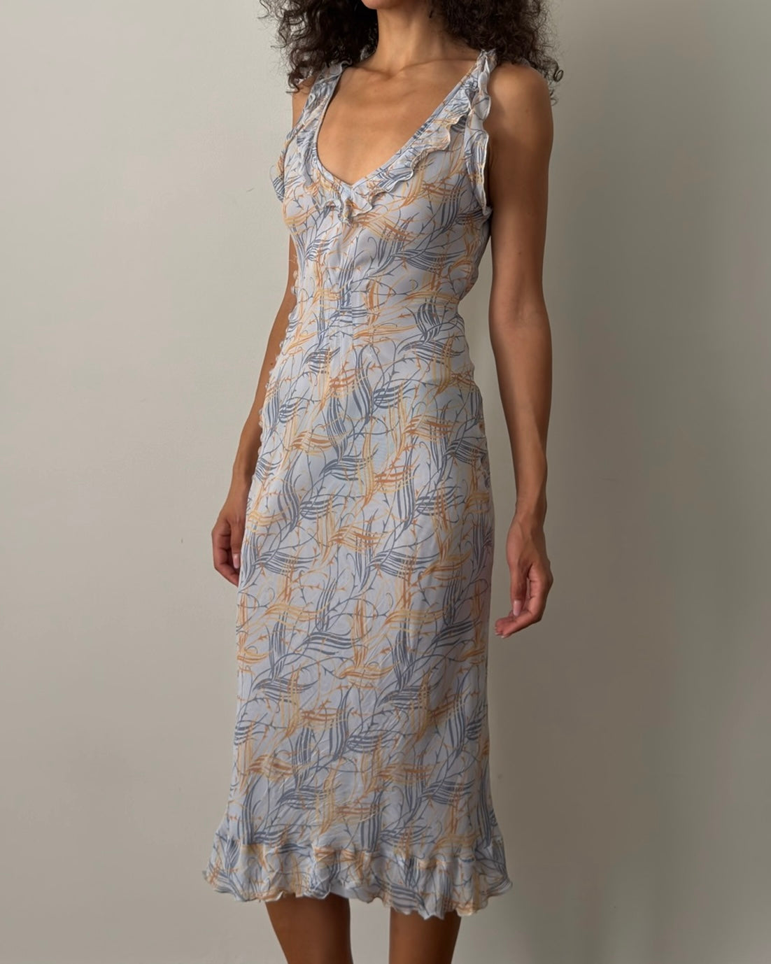 Chloé by Stella McCartney SS1999 Runway Floral Print Dress