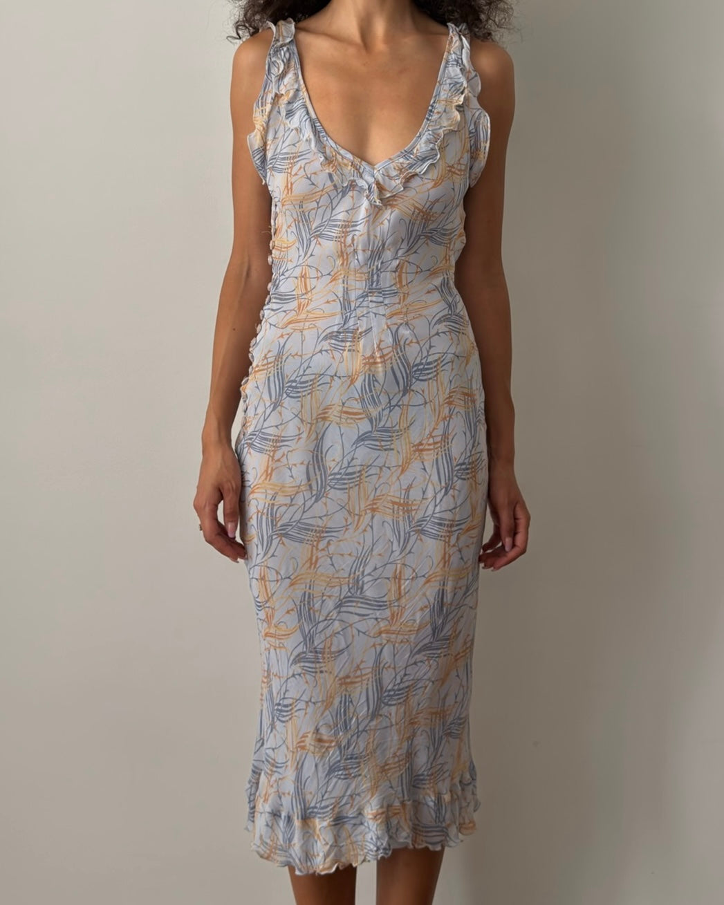 Chloé by Stella McCartney SS1999 Runway Floral Print Dress