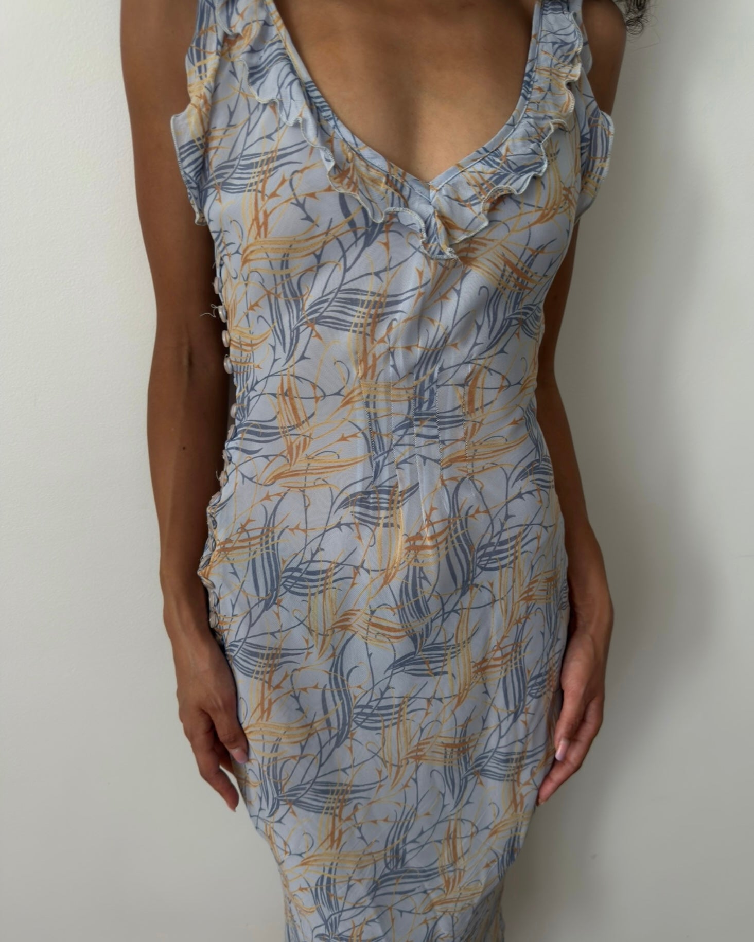 Chloé by Stella McCartney SS1999 Runway Floral Print Dress