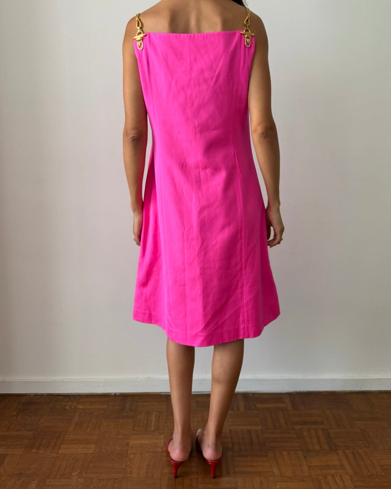 Gianfranco Ferré SS1993 Dress Hot Pink
