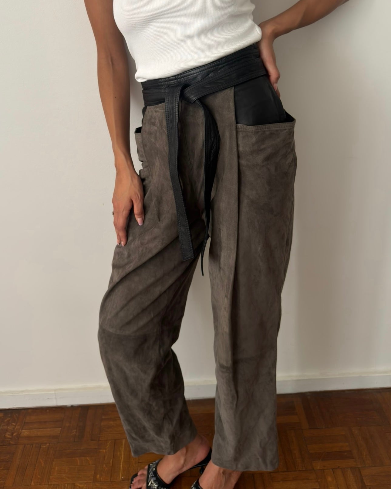 Pants Suede & Leather