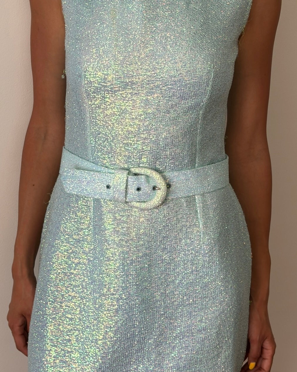 Blumarine by Anna Molinari SS1995 Glitter Mini Dress
