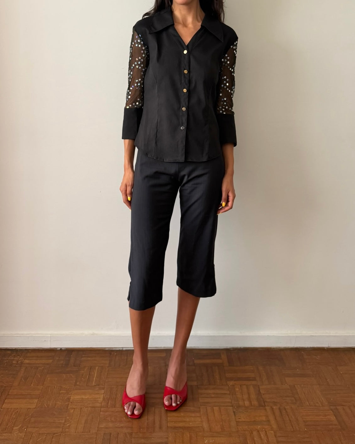 Christian Dior by John Galliano SS2002 Butterfly Embroidered Shirt