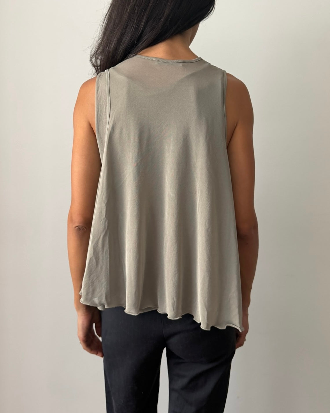 Emporio Armani 1990s Sheer Two-Piece Set – Grey