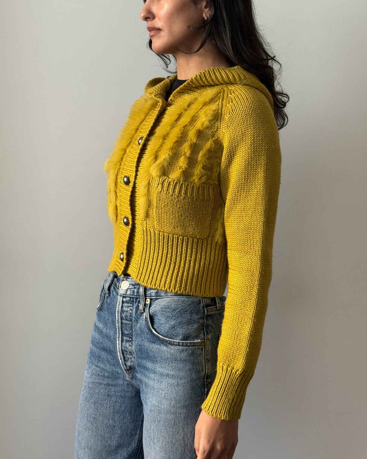 Dior Yellow FW1999 Cardigan