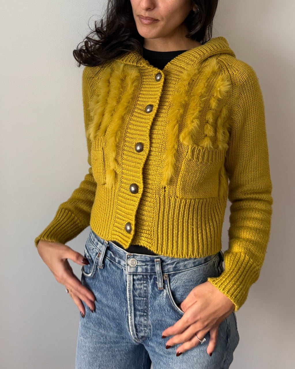 Dior Yellow FW1999 Cardigan