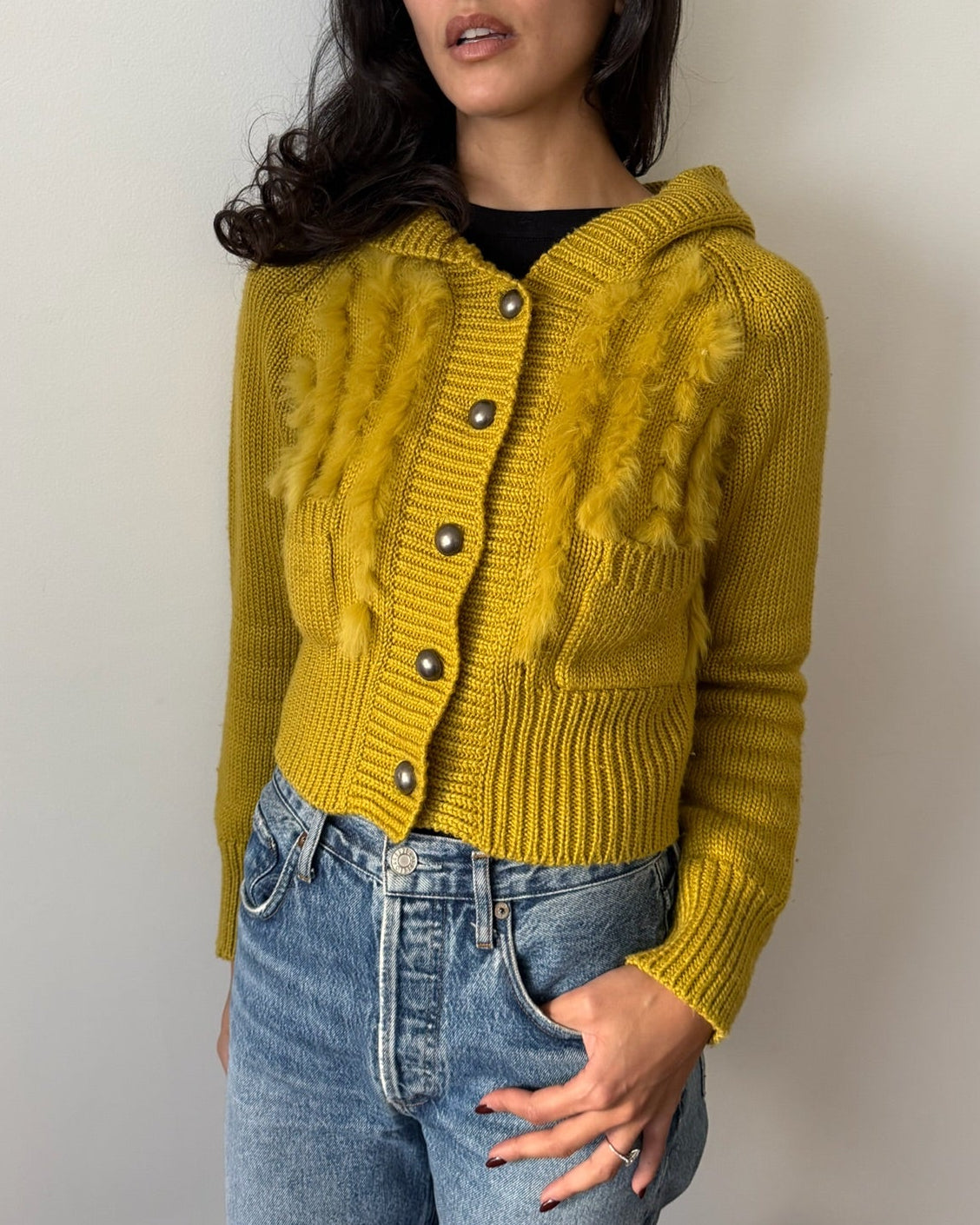 Dior Yellow FW1999 Cardigan