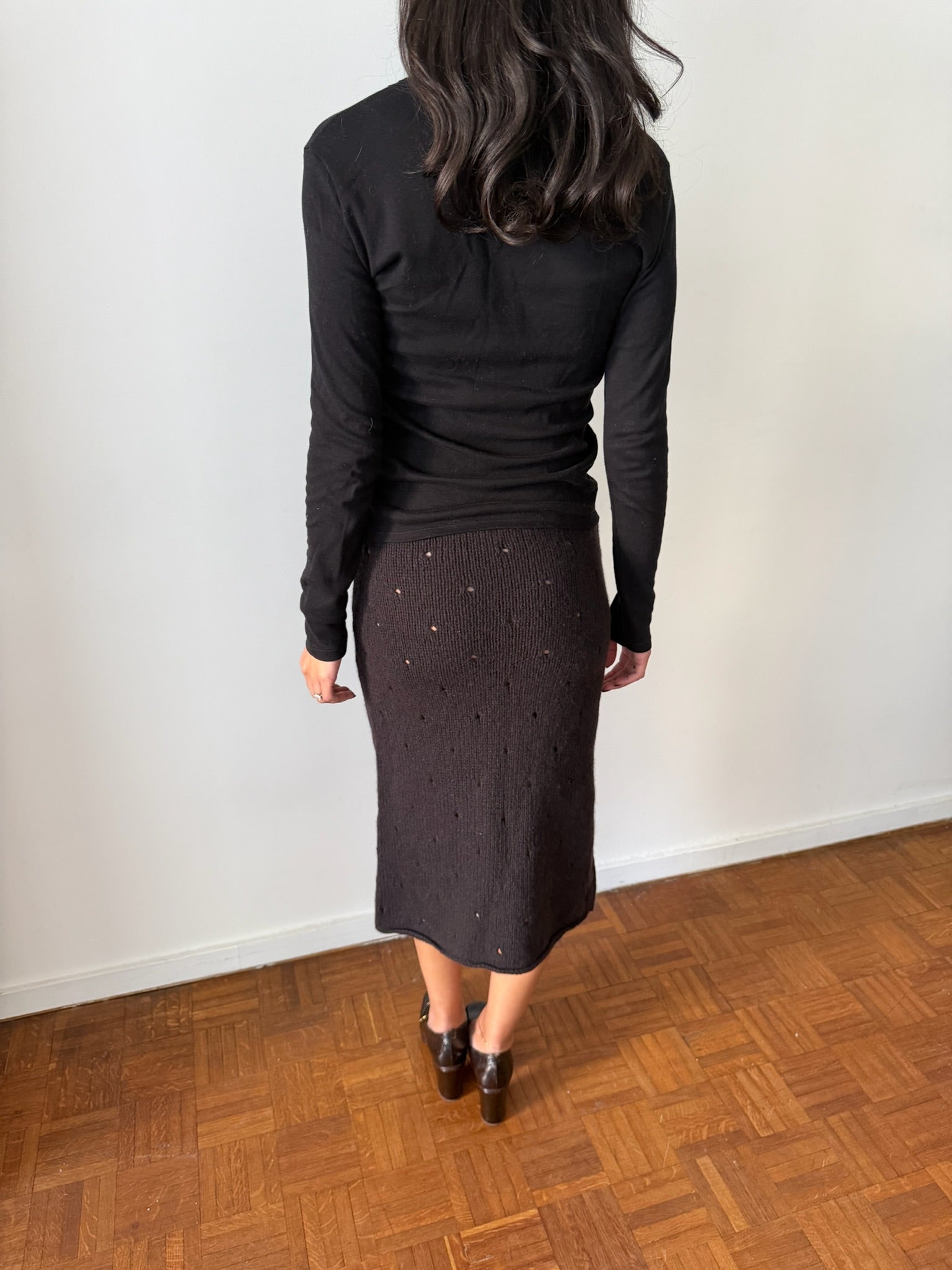 Miu Miu FW2001 Knit Pencil Skirt