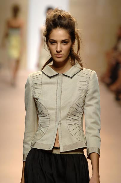 Alberta Ferretti SS2006 Cotton Silk Skirt Suit