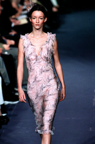 Chloé by Stella McCartney SS1999 Runway Floral Print Dress