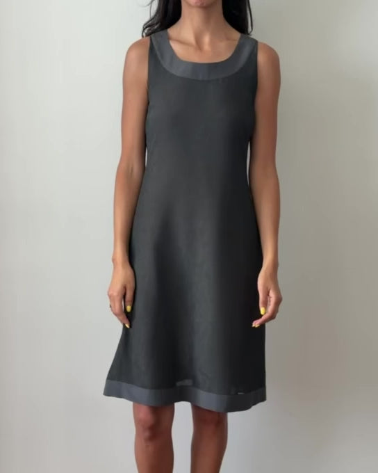 Emporio Armani FW1997 Jacquard Shift Dress