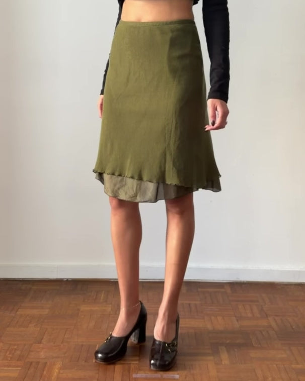 Miu Miu FW1999 Mesh Skirt