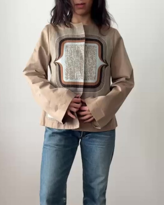 Miu Miu SS2005 Graphic Cotton Jacket