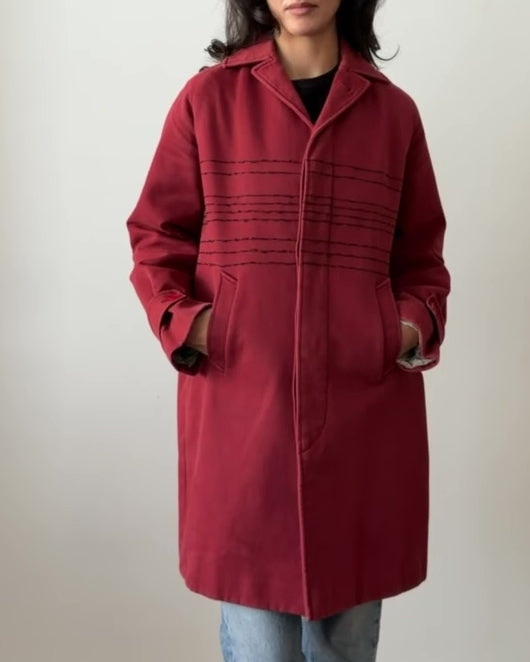 Romeo Gigli 2000s Red Coat