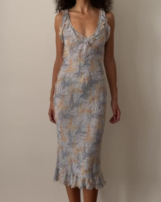 Chloé by Stella McCartney SS1999 Runway Floral Print Dress