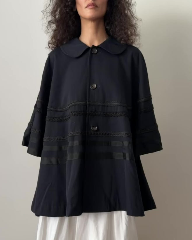 Comme des Garçons FW1989 Cape Jacket