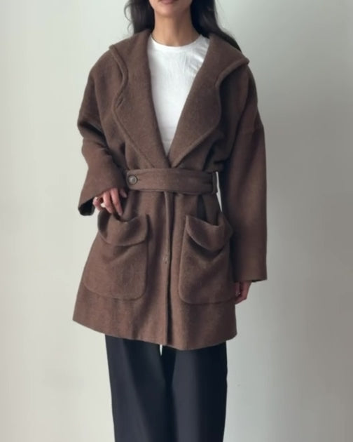 Emporio Armani 1990s Wool Alpaca Coat