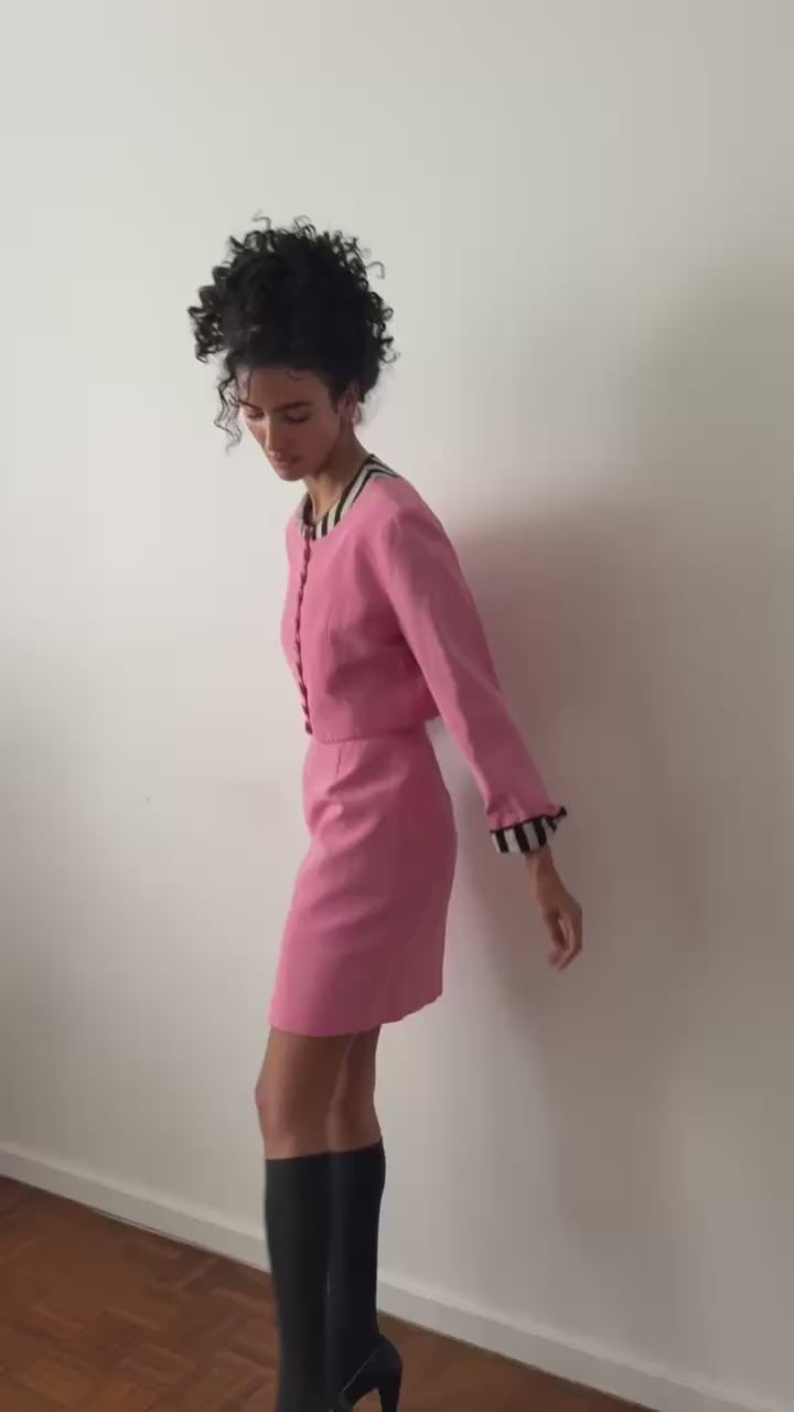 Moschino 1990s Pink Set