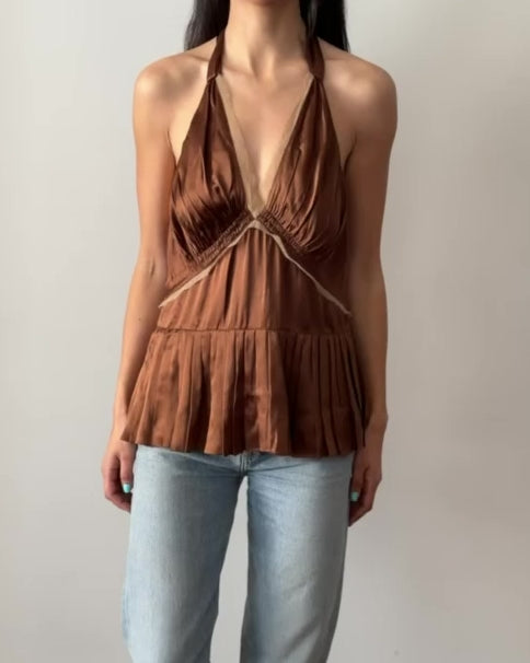 Chloé Fall Winter 2004 Phoebe Philo Silk Top