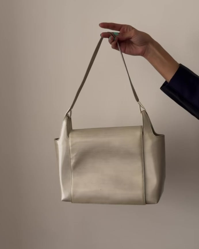 Gucci by Tom Ford Iridescent Leather Shoulder Bag