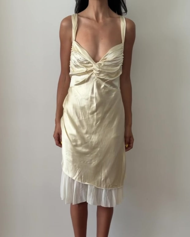 Louis Vuitton by Marc Jacobs SS2004 Satin Dress